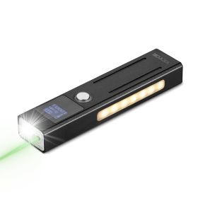 EDC Flat Flashlight 3-in-1 High Lumens Flashlight & Green Beam IPX4 Waterproof