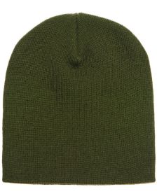 Yupoong 1500 Adult Knit Beanie (Color: OLIVE, size: OS)