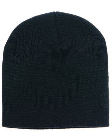 Yupoong 1500 Adult Knit Beanie (Color: Black, size: OS)